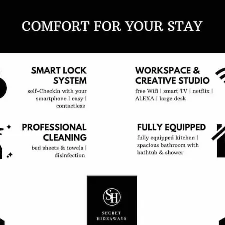 Appartement Space Loft Wohndesign Mit 2 Schlafzimmern L 450M Bis Uni