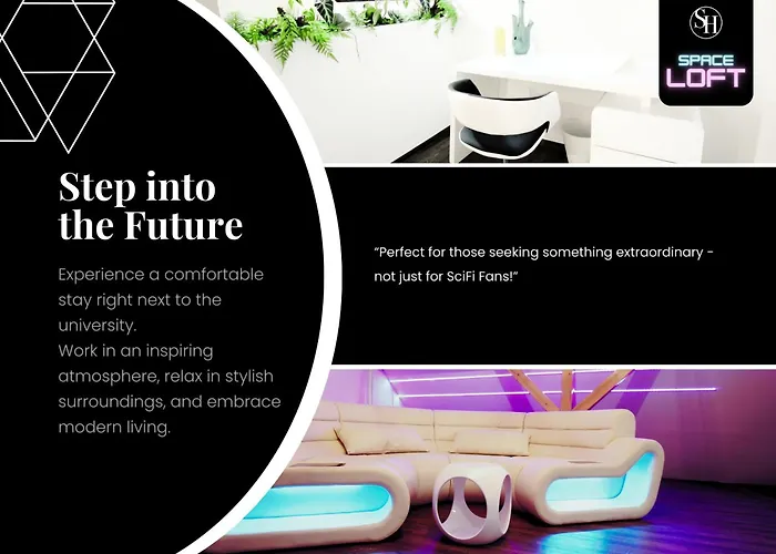 Space Loft Wohndesign Mit 2 Schlafzimmern L 450M Bis Uni * Duisburg